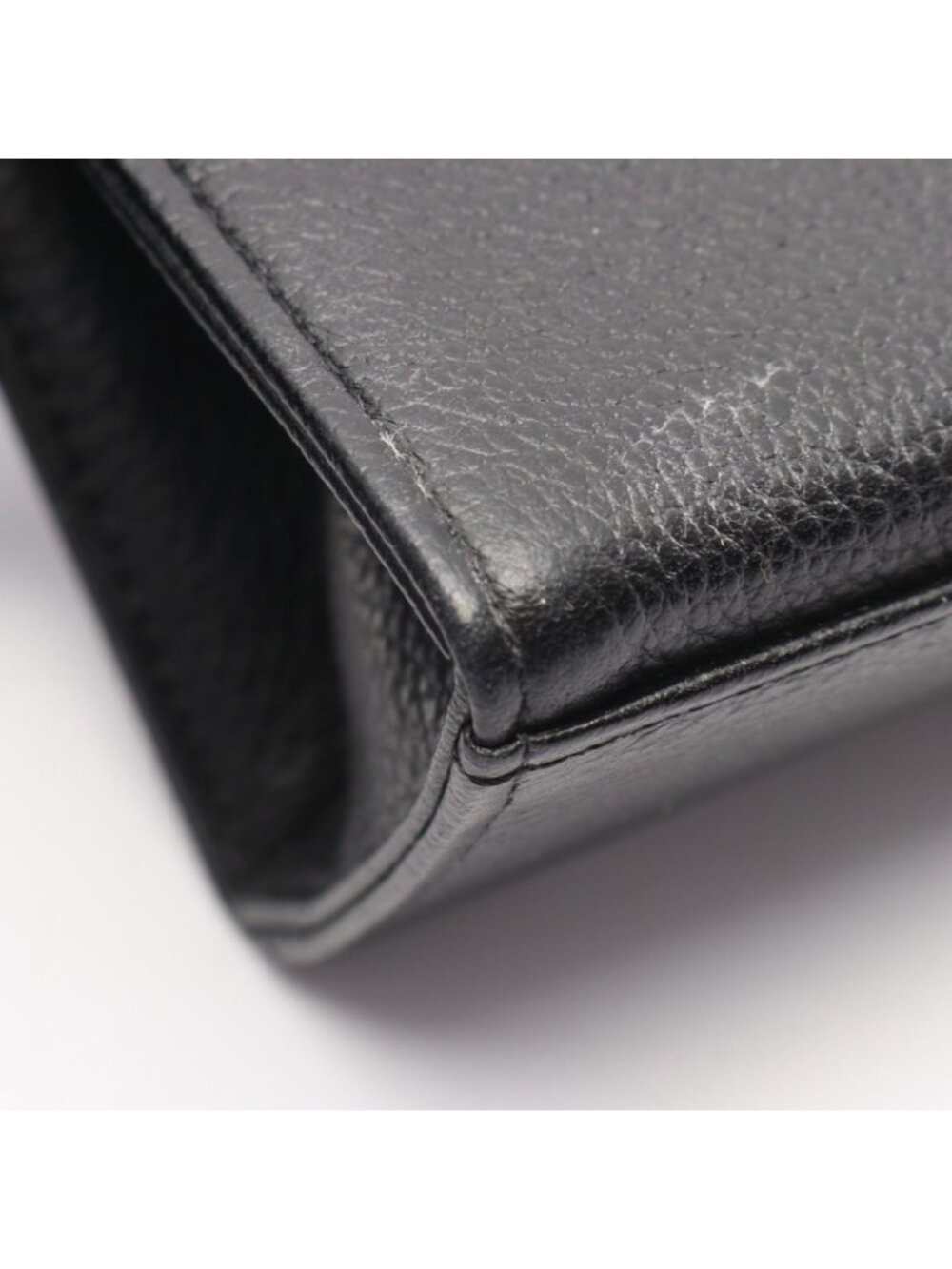 Saint Laurent Yves Handbag 2-Way Black Leather - Picture 6 of 7